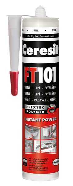 Silikon FT 101 - beli  CERESIT 280ml