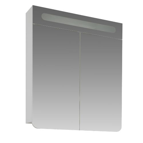 Ogledalo-ormaric NAPLES-mat white 60cm