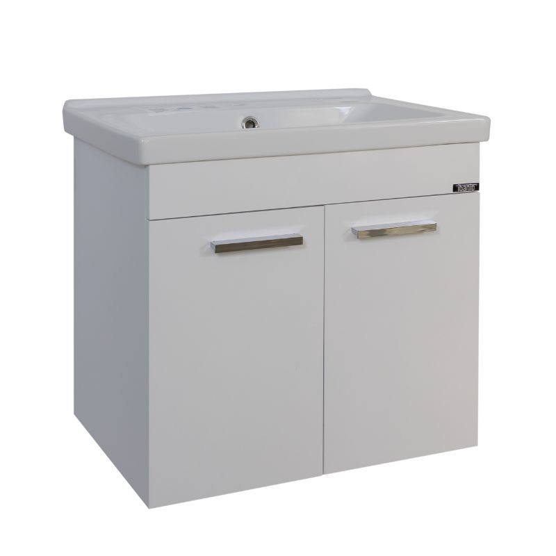 Ormaric konzolni IBANIO - URBAN white 80cm + umivaonik