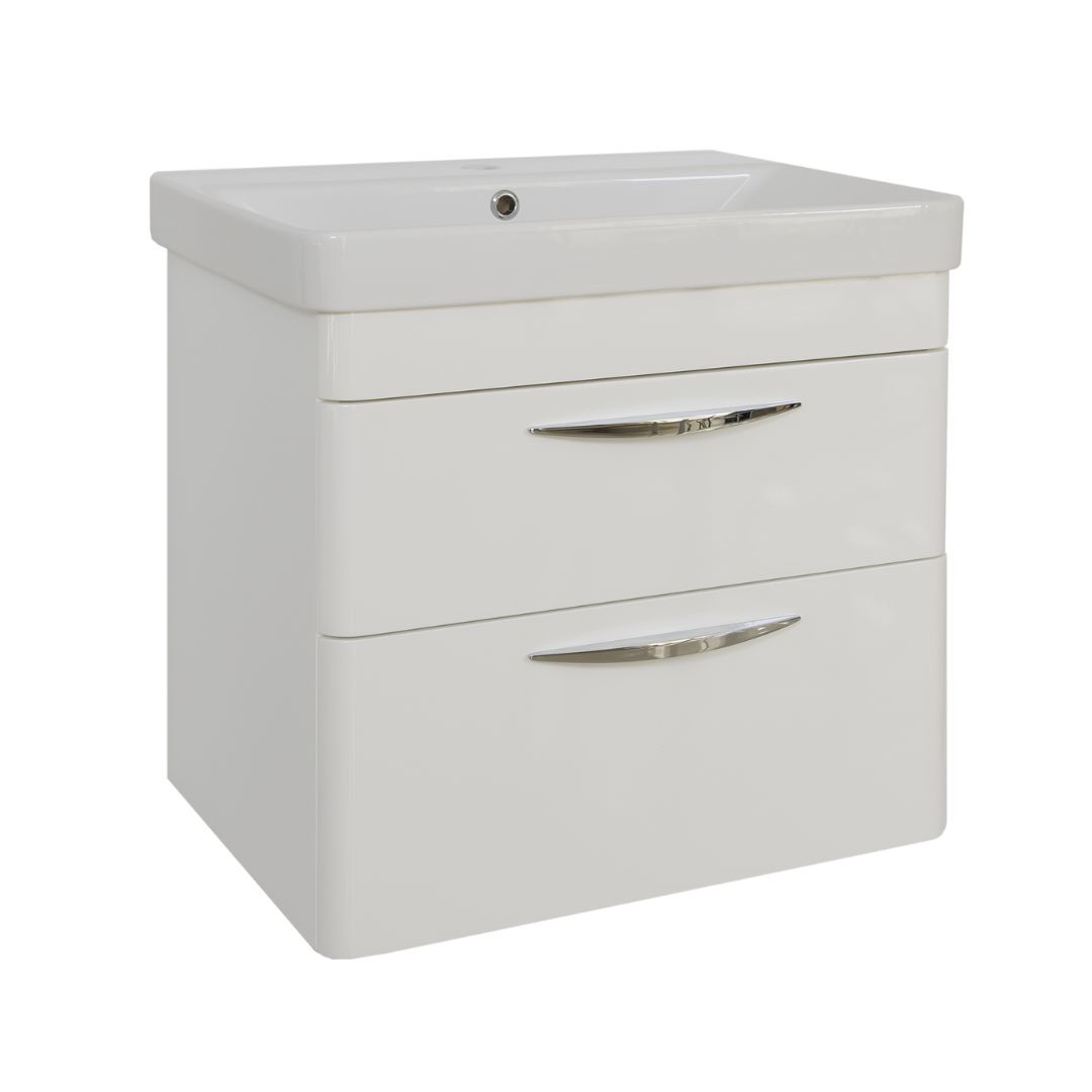 Ormaric konzolni IBANIO - VENICE-white 50cm + umivaonik [11050]