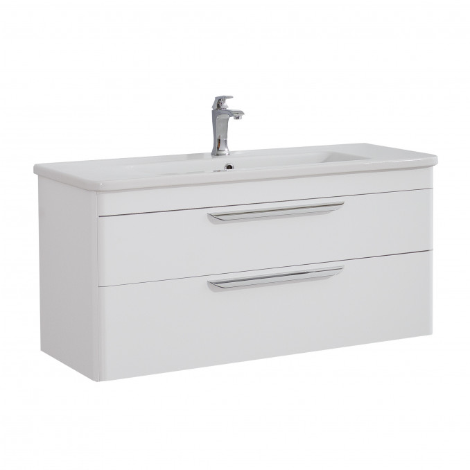 Ormaric konzolni IBANIO - VENICE-white 105cm + umivaonik [11105]