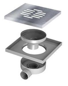 Pvc slivnik 50 horizontalni PRIMO UNO