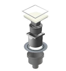 Pvc slivnik CONFLUO STANDARD 