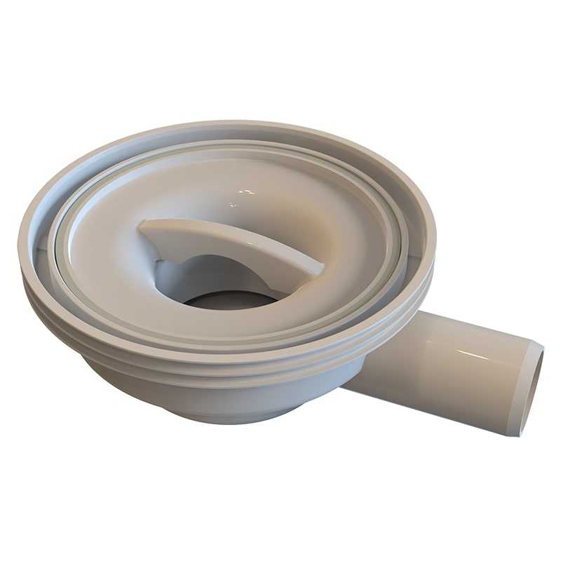 Pvc slivnik F40 horizontalni (ultra niski) ISAFLEX 7151