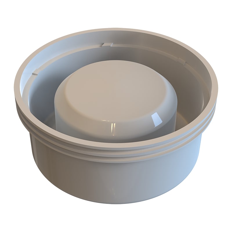 Pvc slivnik F50 vertikalni (ultra niski) ISAFLEX 7154