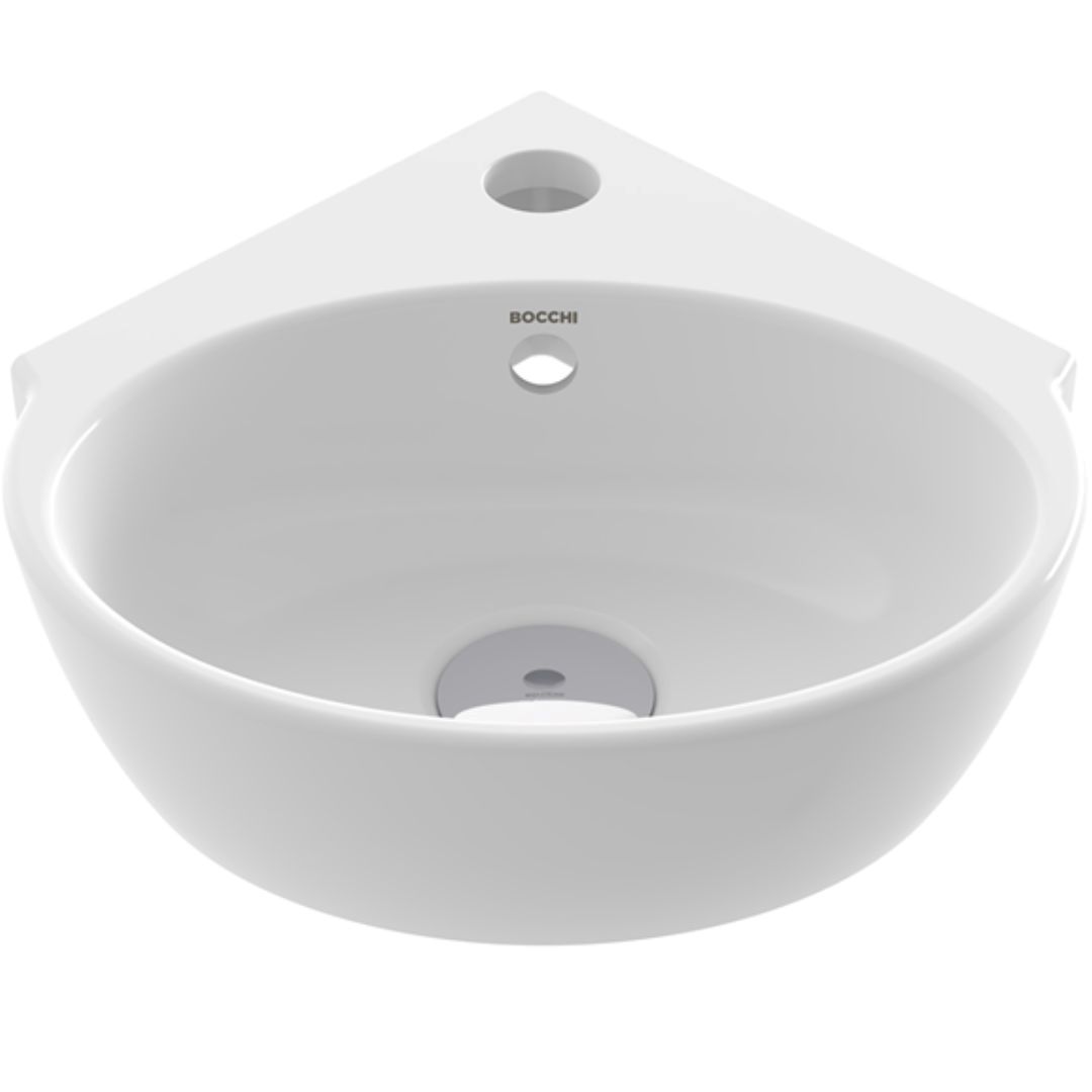 Umivaonik umetnicki ugaoni BOCCHI - ARCH [1392-001-0126][white, glossy]