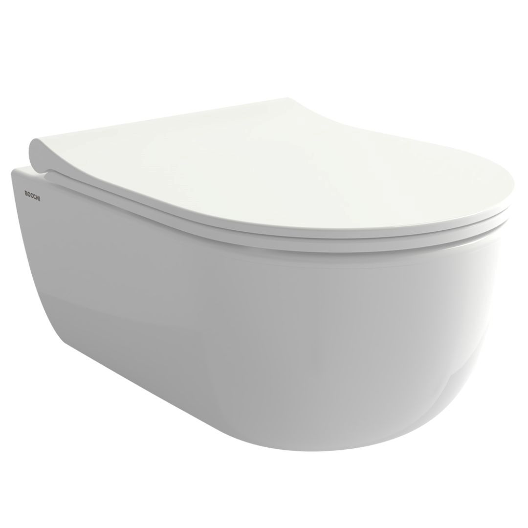 Wc solja konzolna BOCCHI - TONDO 54cm [1416-001-0129][white, glossy]